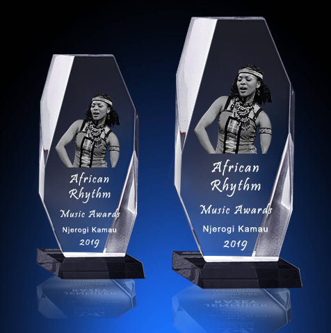 T08 & T07 200/180mm Crystal Trophies