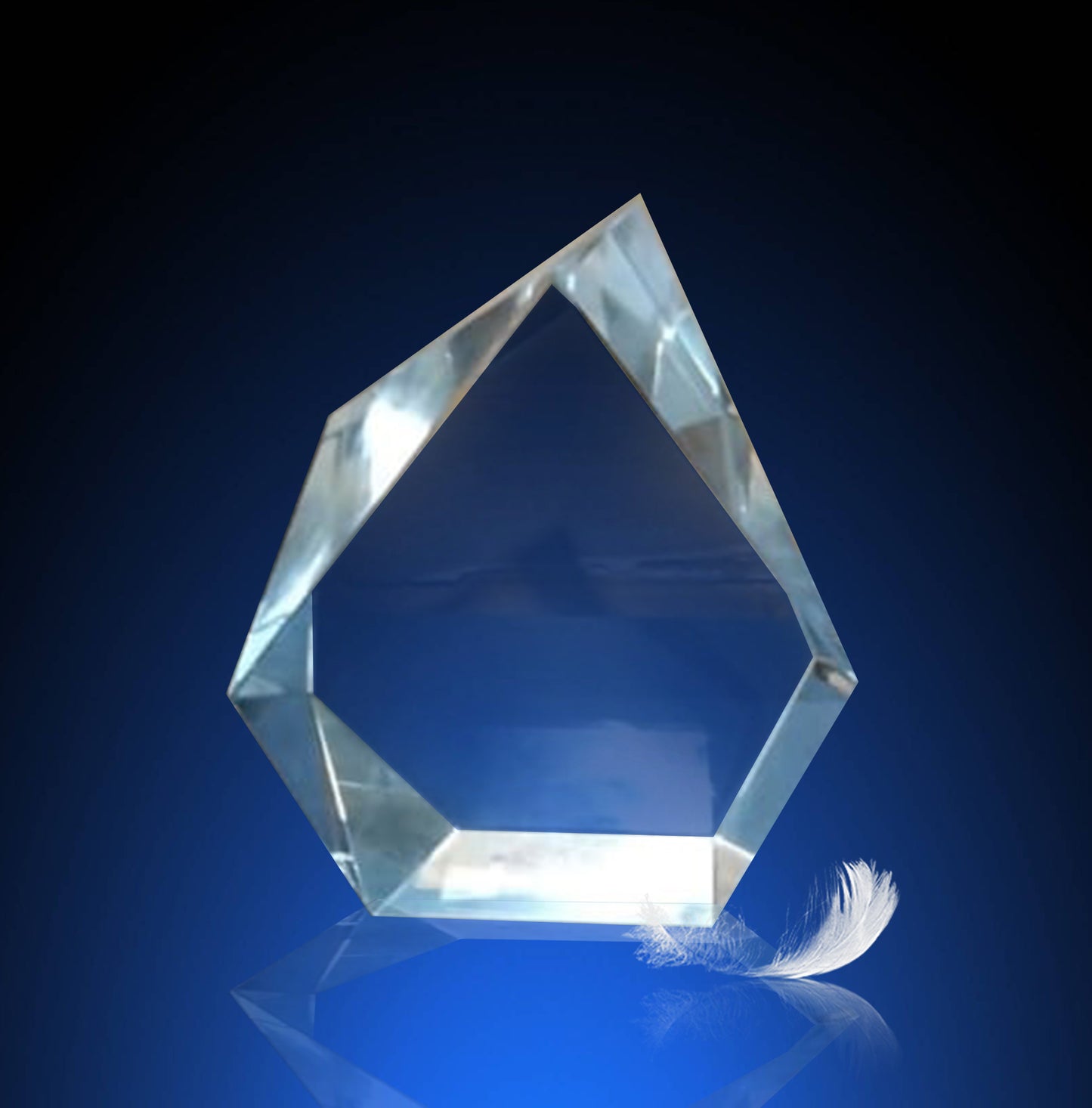 CL151 Large Angled 3D Crystal 120x150x50mm