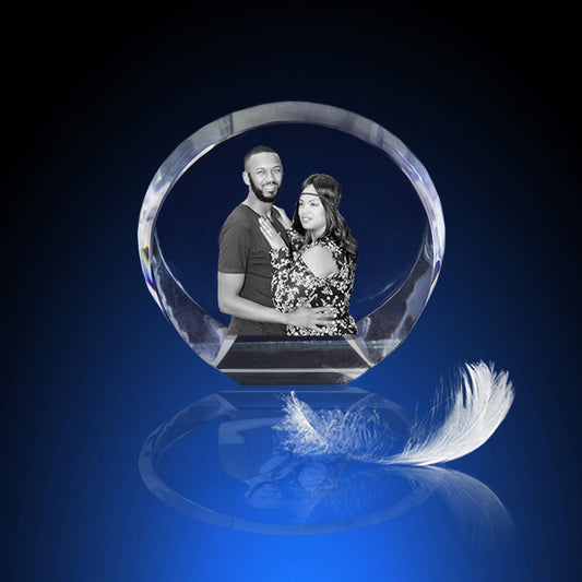 SH119-1 Oval 2D Crystal (80x60x25mm)