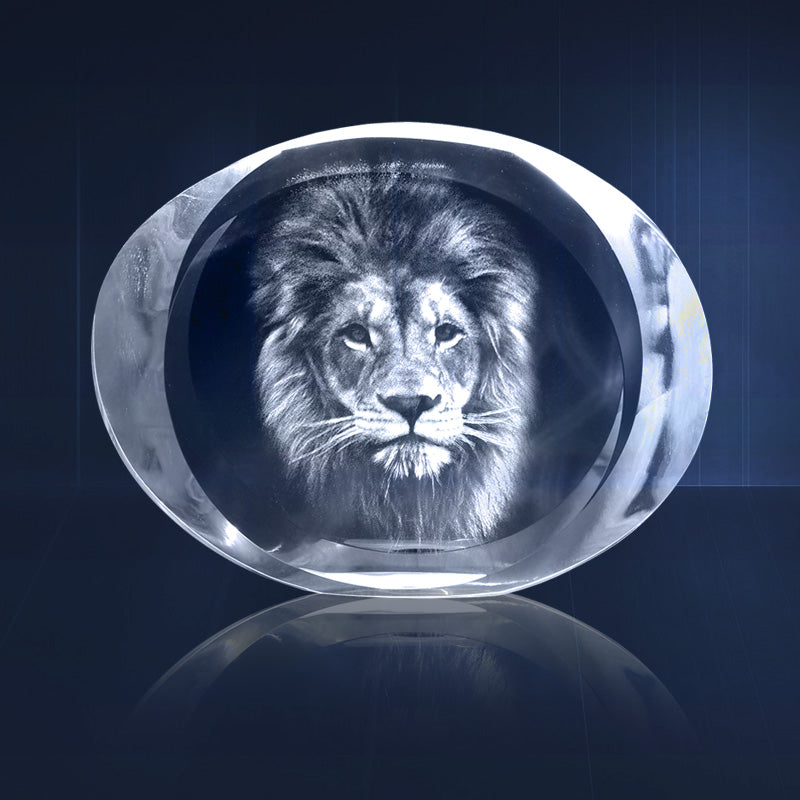 SH39 Oval Engraved Crystal (140x90x30mm)