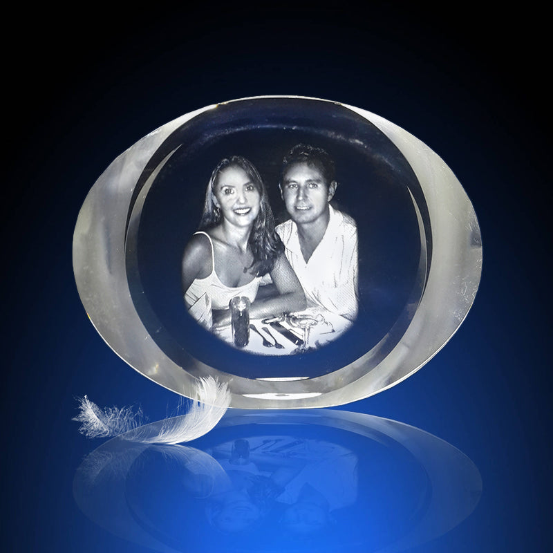 SH39 Oval Engraved Crystal (140x90x30mm)