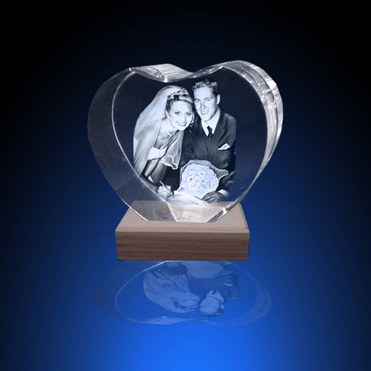 SH50 Heart Shape-70 x 80 x 40mm crystal