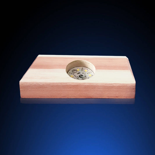 Timber LED light base