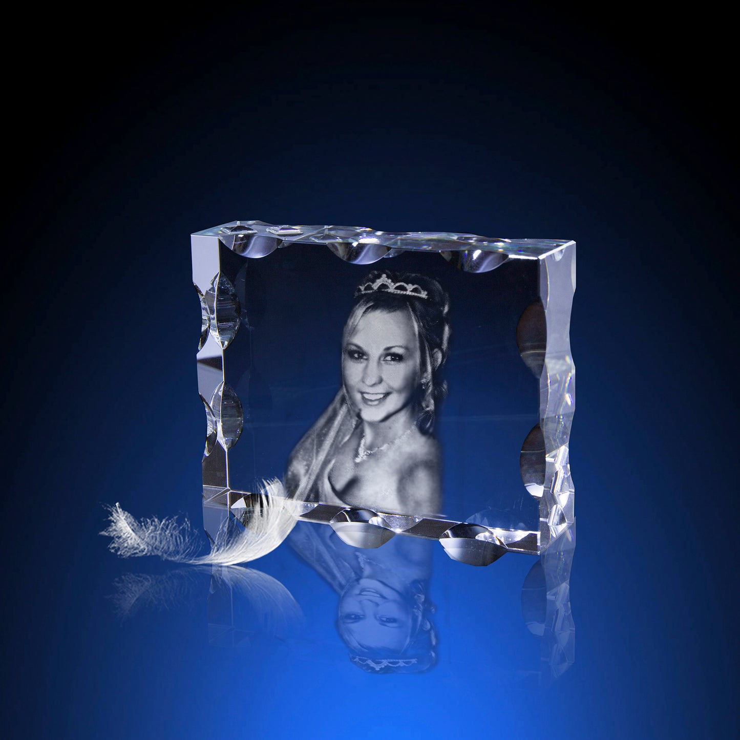 SH26 Large Scollop crystal (155x120x30mm)