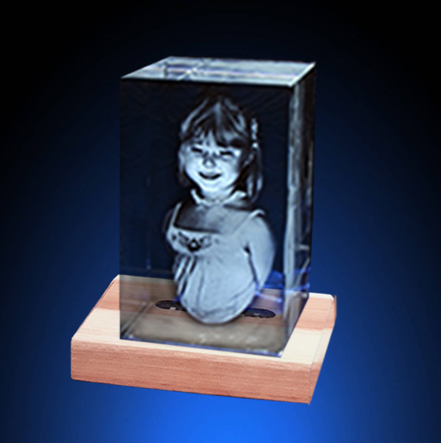 SH37 Small 3D Crystal Cube (60x40x40mm)