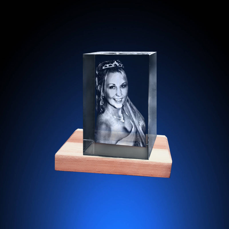 SH134-3D Crystal Cube (100x60x60mm)