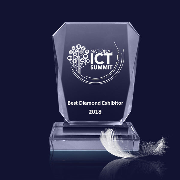 T12 185mm/165mm/145mm Crystal Trophy
