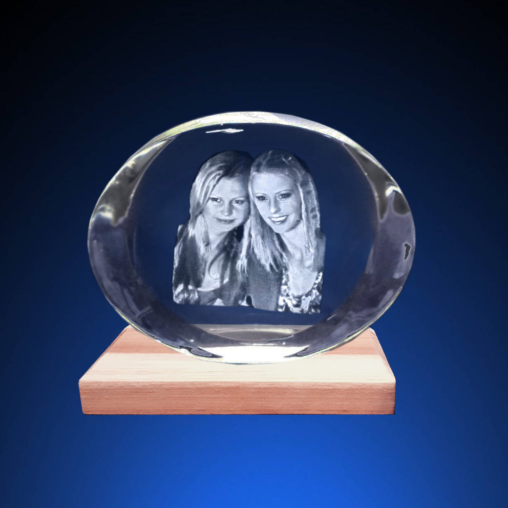 SH39 Oval Engraved Crystal (140x90x30mm)