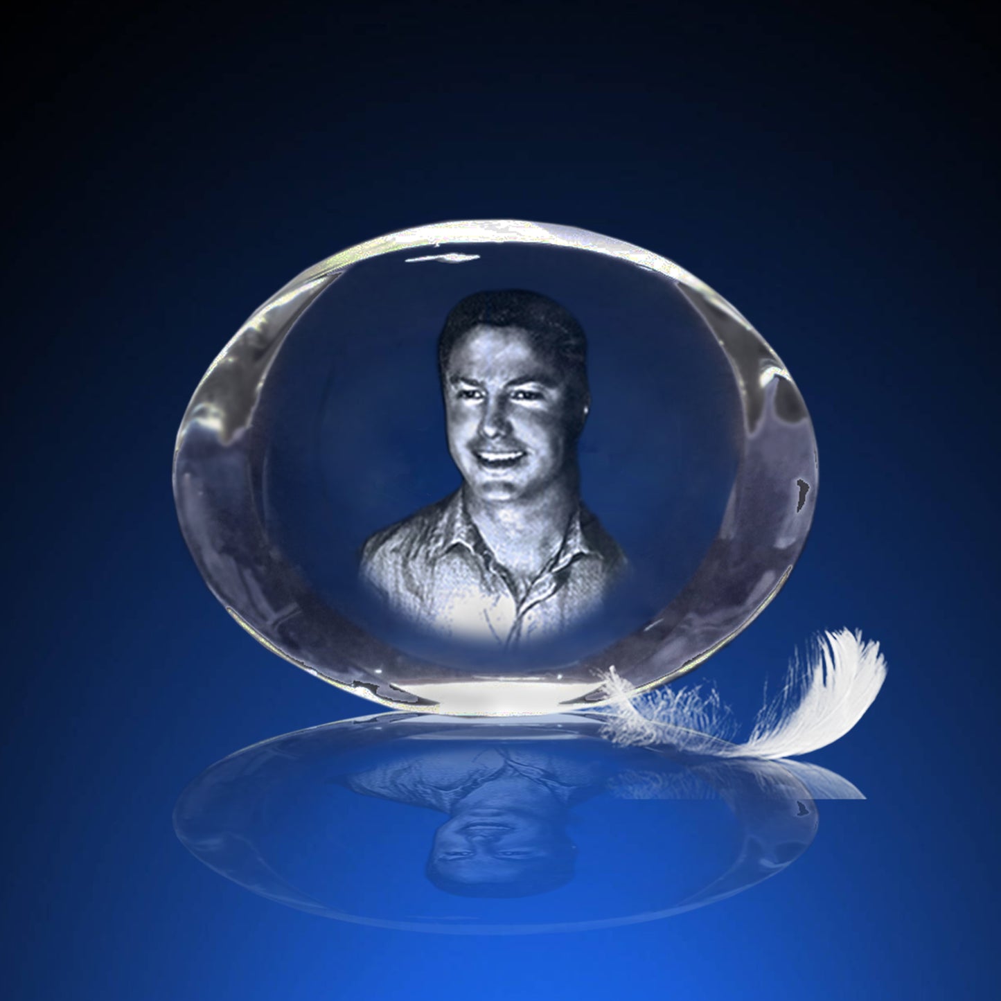 SH39 Oval Engraved Crystal (140x90x30mm)