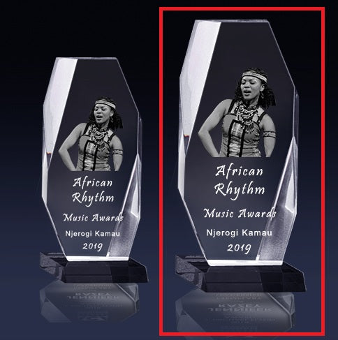 T08 & T07 200/180mm Crystal Trophies