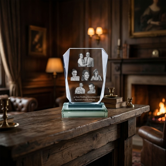 T10/T11 & T12 Medium to Large schamfer Crystal Trophy