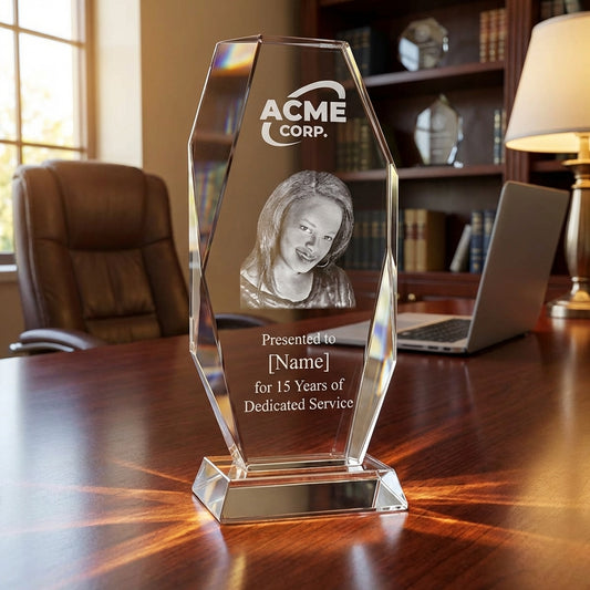 T08 & T07  200/180mm Crystal Trophies