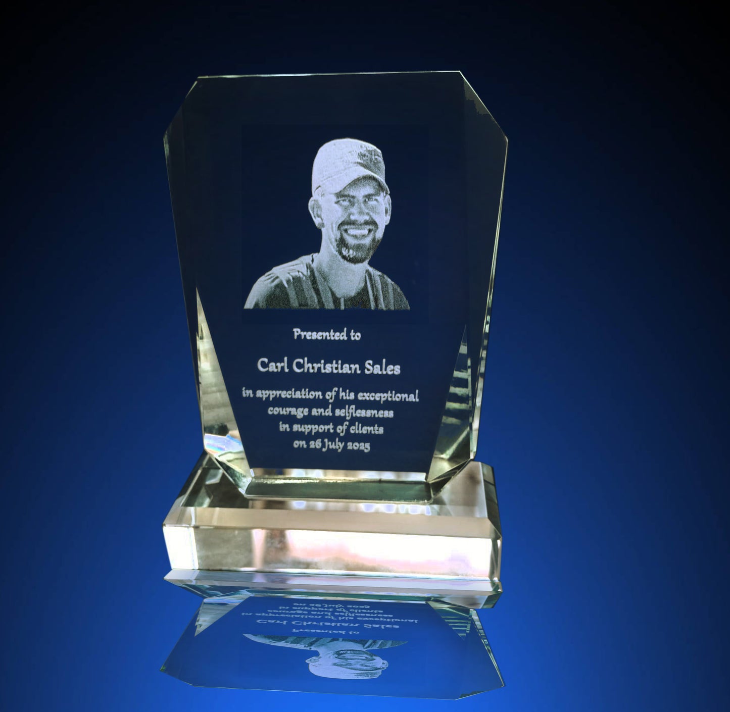 T12 185mm/165mm/145mm  Crystal Trophy