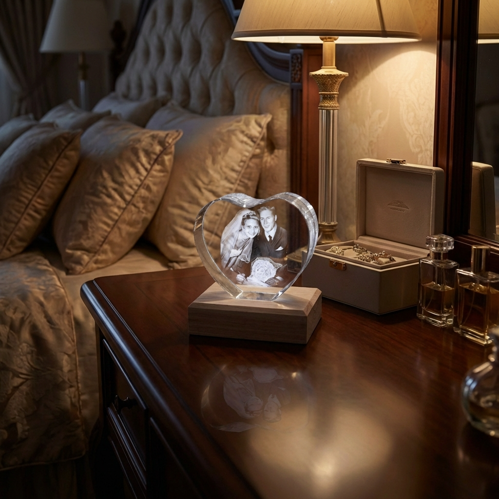 SH50 Heart Shape-70 x 80 x 40mm crystal