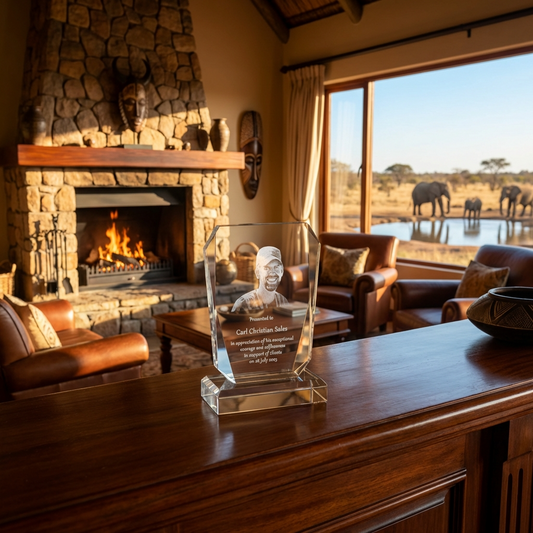 T10/T11 & T12  Medium to Large schamfer Crystal Trophy