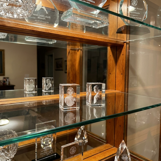 SH37 Small 3D Crystal Cube (60x40x40mm)