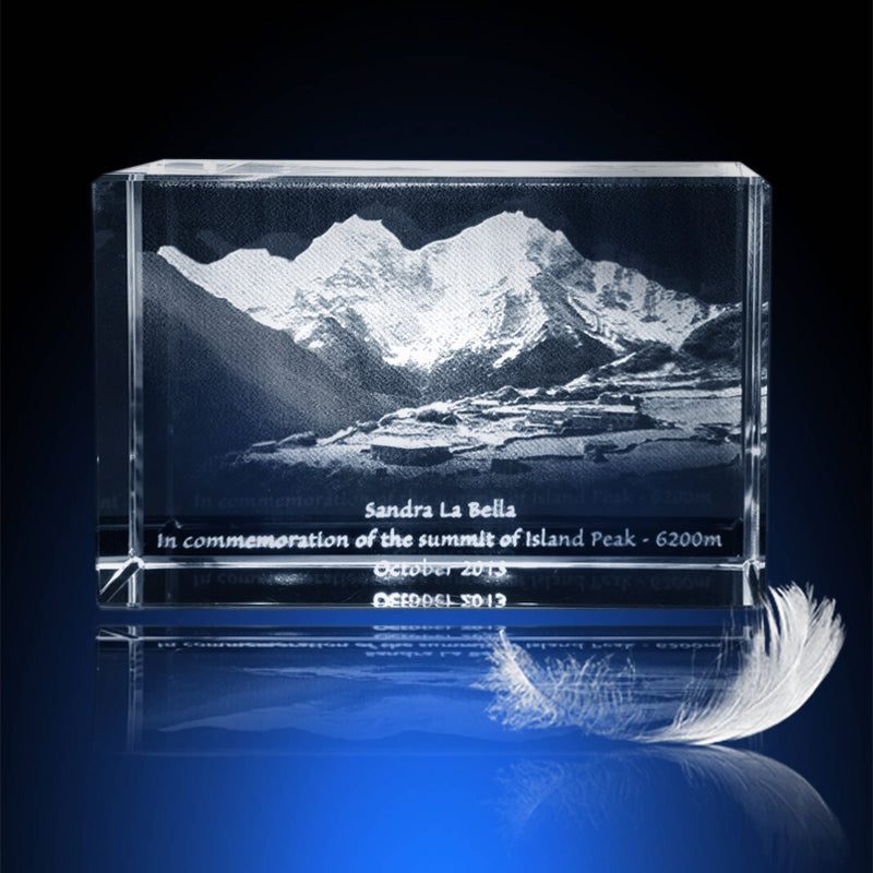 SH110- 100x80x30mm Crystal