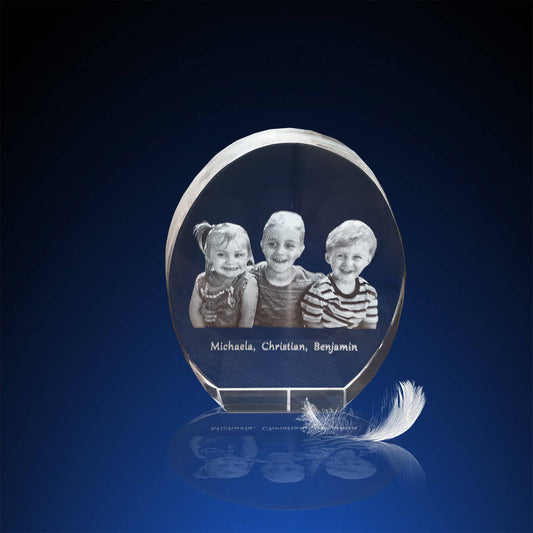 SH119-1 Oval 2D Crystal (80x60x25mm)