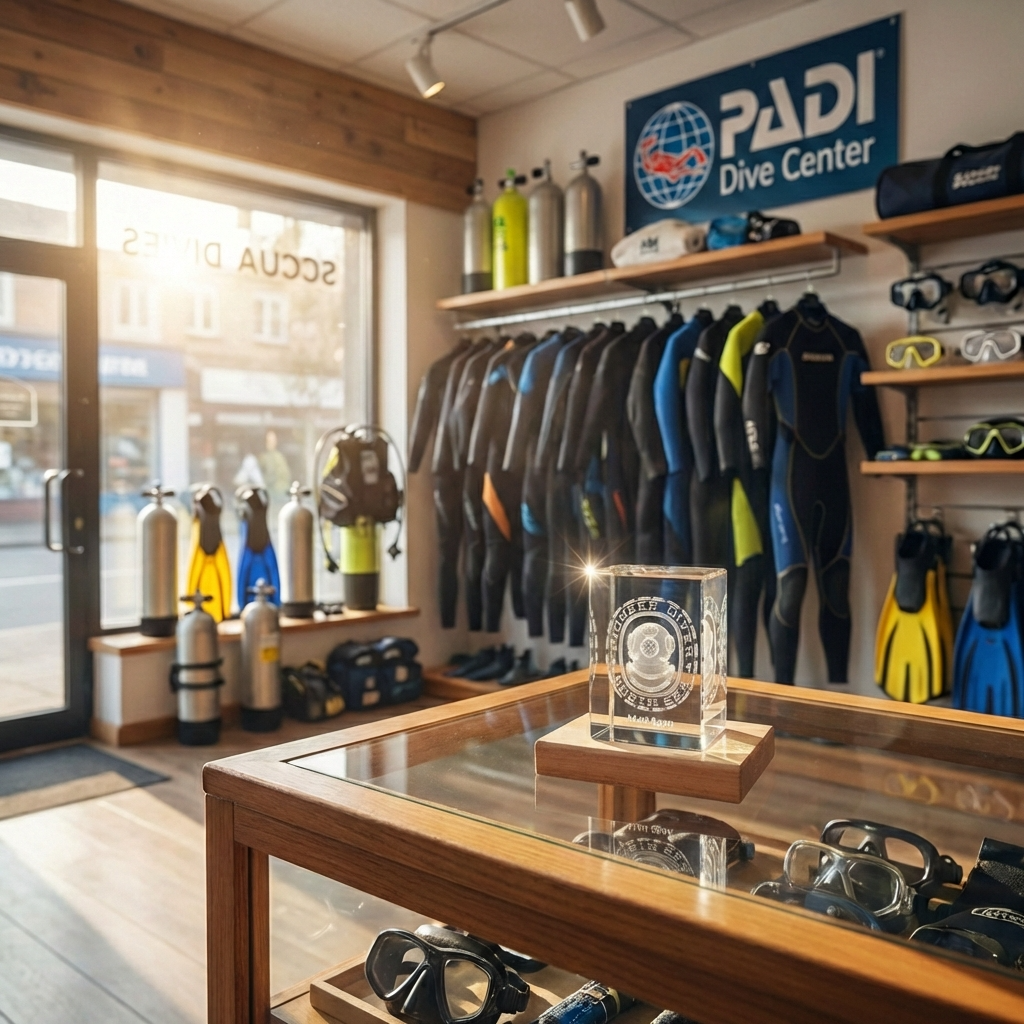 SH134-3D Crystal Cube (100x60x60mm)