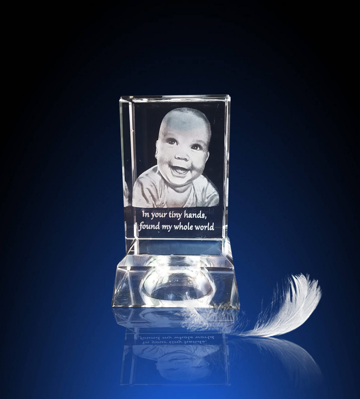 SH128-1 Crystal on base (80x40x40mm)